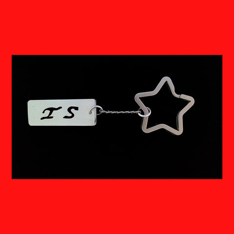 keyrings; Personalised Initials