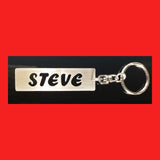 Sterling Silver Personalised Name Keyring