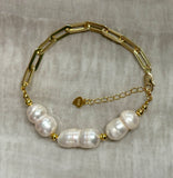 Natural Keshi Pearl Bracelet