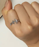 Sterling Silver Anchor Ring