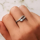 Adjustable Sterling Silver Snake Ring