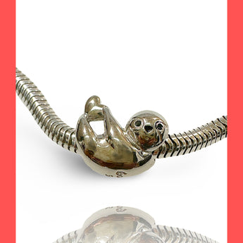 Lazy Sloth Bracelet Charm
