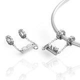 Lazy Kitty on Swing” Bracelet Charm