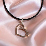 Sterling Silver Heart Shaped Name Necklace