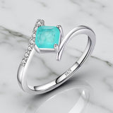 Sterling Silver Tourmaline Ring