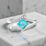 Sterling Silver Tourmaline Ring