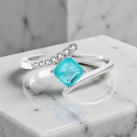 Sterling Silver Tourmaline Ring