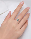 Sterling Silver Tourmaline Ring