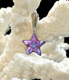 Swarovski Star Pendant, Bermuda Blue or Vitrail Light Colour