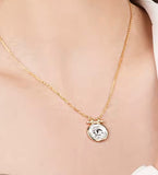 Two Tone Sterling Silver Medallion