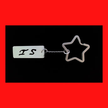 keyrings; Personalised Initials