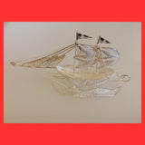 Solid Silver Filigree Boat; SFB1