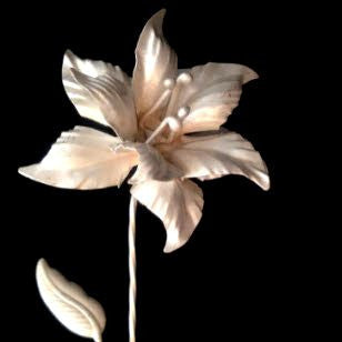 Solid Silver Flower; SSF1