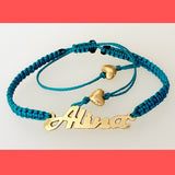 Brass Name Bracelet