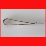 Hammered Sterling silver Tie Bar