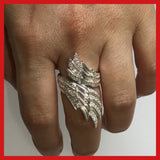 Chunky Angel Wing Ring