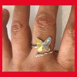 Swarovski Butterfly Ring