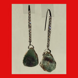 Ruby Zoisite Drop Earrings