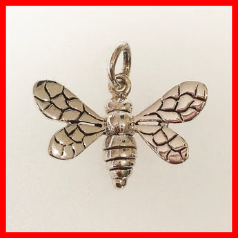 Silver Bee Pendant