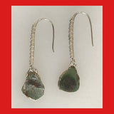 Ruby Zoisite Drop Earrings