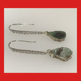 Ruby Zoisite Drop Earrings