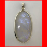 Chunky Oval Moonstone Pendant