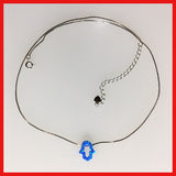 Opal Hollow Hamsa Choker, Hamsa Necklace