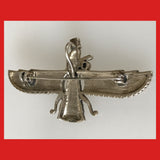 Chunky Marcasite Farvahar Brooch & Pendant