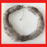 Rabbit Fur Chocker-Bracelet(Choc-Brace),fur choker