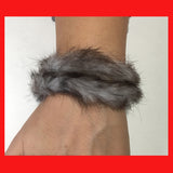Rabbit Fur Chocker-Bracelet(Choc-Brace),fur choker