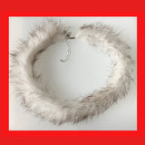 Rabbit Fur Chocker-Bracelet(Choc-Brace),fur choker