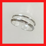 Sterling SilverDouble Band Toe Ring