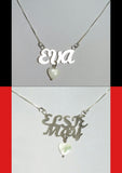 Necklace; Personalised nameplate (Setareh)