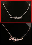 Necklace; Personalised nameplate (Setareh)