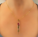 Real Rose Stem Pendant