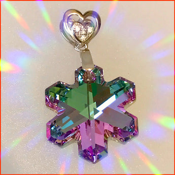 Swarovski Vitrail Light Snowflake Pendant