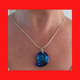 Swarovski Bermuda Blue Sea Snail Crystal Necklace