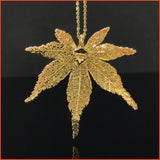Goldplated Leaf (Japanese Maple) Necklace