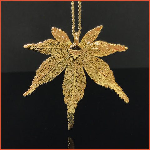Goldplated Leaf (Japanese Maple) Necklace