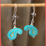 Paisley Turquoise Earrings