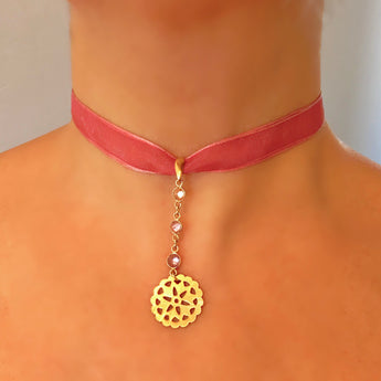 Gold-plated Silver Coin Necklet