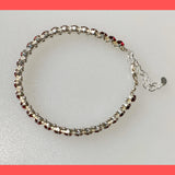 Tennis Bracelet with Swarovski Crystals