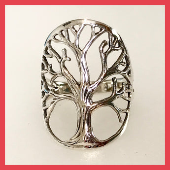 Sterling Silver Tree of Life Ring