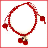 Pomegranate Beaded Bracelet