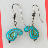 Paisley Turquoise Earrings