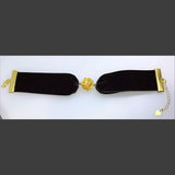 Gold Wire Ball Bracelet with Ribbon Band