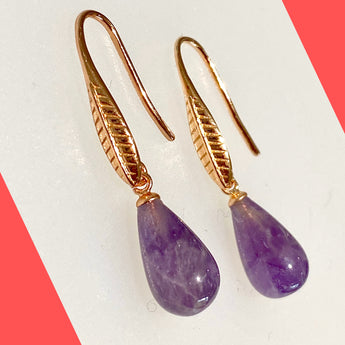 Amethyst Drop Earrings