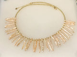 Spike Shaped Freshwater Pearls Necklace