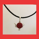 Pendants; Coral TeaPot