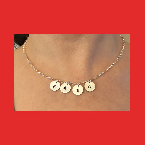 Necklaces; Nameplate with Coins